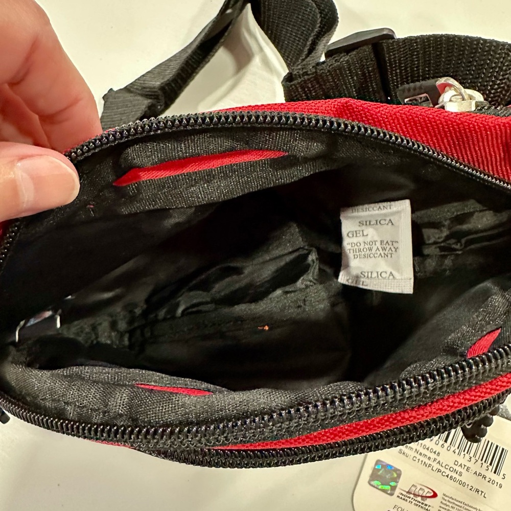 NFL Red Atlantic Falcons Fanny pack/sling bag - Picture 4 of 6